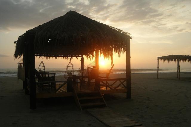 Pergola frente al mar