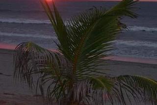 Sunset en la playa de vichayito
